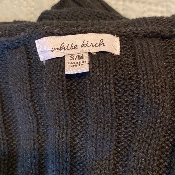 White Birch Black Knit Sweater - Picture 6 of 9